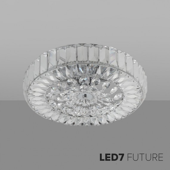 Loft Industry Modern - Small Tile Top Chandelier